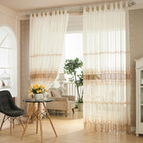 Panel,White,Jacquard,Printed,Sheer,Tulle,Curtains,Bedroom,Living,Hollow,Window,Screening