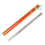 Keith,Ti5820,Titanium,Ultralight,Chopsticks,Travel,Camping,Picnic,Tableware,Holder,Metal,Square