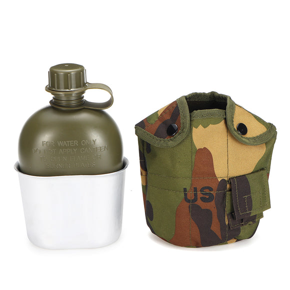Heavy,Cover,Aluminum,Tactical,Water,Bottle,Drinks
