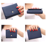 Women,Crown,Short,Money,Wallet,Purse,Holder,Wallets