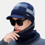 Men's,Earmuffs,Thickening,Scarf,Beanie
