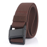 125CM,Adjustable,Nylon,Tactical,Outdoor,Leisure,Canvas,Waist,Belts,Automatic,Magnetic,Buckle