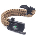 IPRee,Survival,Bracelet,Outdoor,Emergency,Paracord,Whistle,Compass