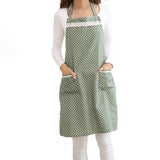 Honana,Adjustable,Large,Apron,Kitchen,Cooking,Woman,Stripe,Linen,Apron,Pocket