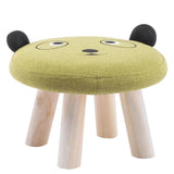 Round,Stool,Solid,Wooden,Chair,Furniture