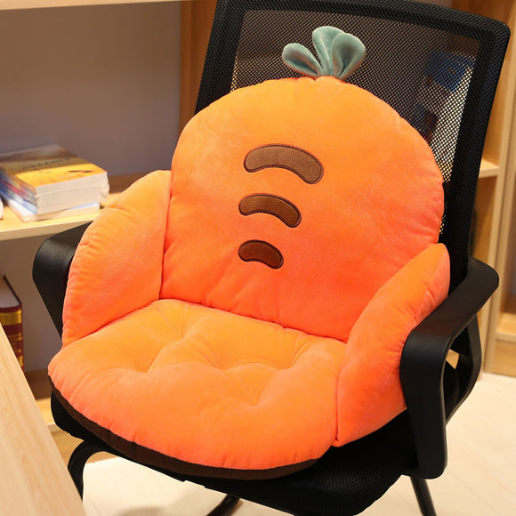 Cartoon,Chair,Cushion,Waist,Lumbar,Pillow,Waist,Support,Office