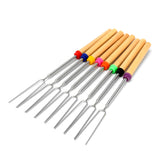 Pieces,Colorful,Telescopic,Roasting,Marshmallow,Barbecue,Skewers,Stick,Tools