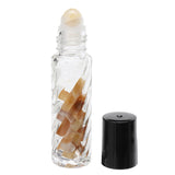 10Pcs,Natural,Clear,Glass,Crystals,Essential,Gemstone,Roller,Balls,Chips,Bottles