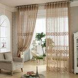 Fiber,Hollow,Tulle,Sheer,Curtains,Window,Screening,Bedroom,Living,Decor