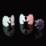 Natural,Crystal,Quartz,Stone,Magic,Carved,Skull,Unicorn,Healing,Stone,Decorations