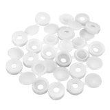 16Pcs,Licence,Number,Plate,Phillips,Tapping,Screw,Hinged,White,Cover