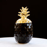 Empty,Ceramic,Pineapple,Coffee,Sugar,Storage,Canisters,Decor