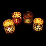 Glass,Candle,Holder,Votive,Moroccan,Light,Table,Candleholder