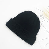 Unisex,Solid,Color,Knitted,Skull,Beanie