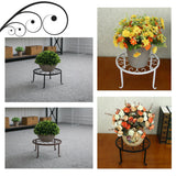 Wrought,Plant,Stand,Flower,Shelf,Holder,Indoor,Garden,Display
