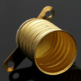 Straight,Socket,Holder,Copper,Shrapnel,Yellow,Lionel,Light,Screw