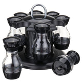 Rotating,Kitchen,Spice,Bottle,Storage,Holder,Condiments,Container