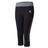 Women,Letter,Printed,Pants,Seventh,Length,Fitness,Legging
