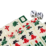 Chinese,Mahjong,Portable,Retro,Board,Tiles,Leather