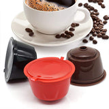 Colorful,Refillable,Coffee,Capsule,Reusable,Coffee,Nescafe,Dolce,Gusto,Brewer