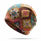 Women,Hedging,Skullies,Beanies,Bonnet,Double,Layer,Windproof,Cotton,Scarf