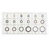 Suleve,MXRW3,225Pcs,Rubber,Washer,Hydraulic,Plumbing,Gasket,Assortment