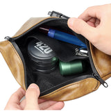 Leather,Password,Waterproof,Smell,Proof,Deodorant,Pouch,Combination,Proof,Stash,Container,Storage