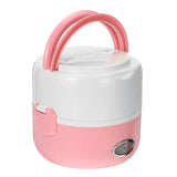 Portable,Electric,Stainless,Steel,Lunch,Bento,Picnic,Heated,Storage,Warmer,Container