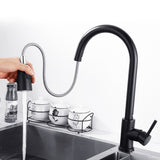 Stainless,Steel,Kitchen,Faucet,Spout,Spray,Rotate,Basin,Mixer