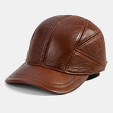 Genuine,Leather,Adjustable,Round,Protection,Large,Baseball