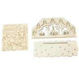 Loskii,JM01693,Christmas,Wooden,Funny,Party,Desktop,Decorations,Christmas,Wooden,Ornaments