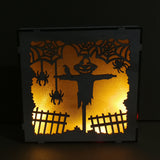 Loskii,JM01497,Scarecrow,Light,Halloween,Decorations,Festive,Party