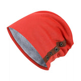 Unisex,Winter,Buckled,Pleated,Outdoor,Sports,Cotton,Riding,Beanie