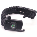 IPRee,Survival,Bracelet,Outdoor,Emergency,Paracord,Whistle,Compass