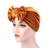 Women,Large,Bowknot,Cotton,Beanies,Casual,Solid,Skullies