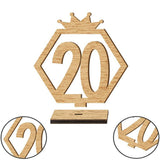 Signs,Wooden,Table,Numbers,Holder,Birthday,Wedding,Party,Decor