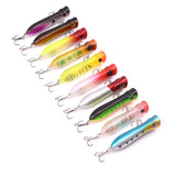 ZANLURE,10Pcs,Popper,Minnow,Fishing,Lures,Hooks,Crankbaits,Artificial,Baits