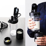 Outdoor,Camping,500ML,Portable,Sports,Drink,Shaker,Mixer,Water,Bottle,Plastic,Leakproof