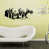 58cmx126cm,Forest,Sticker,Decal,Decor