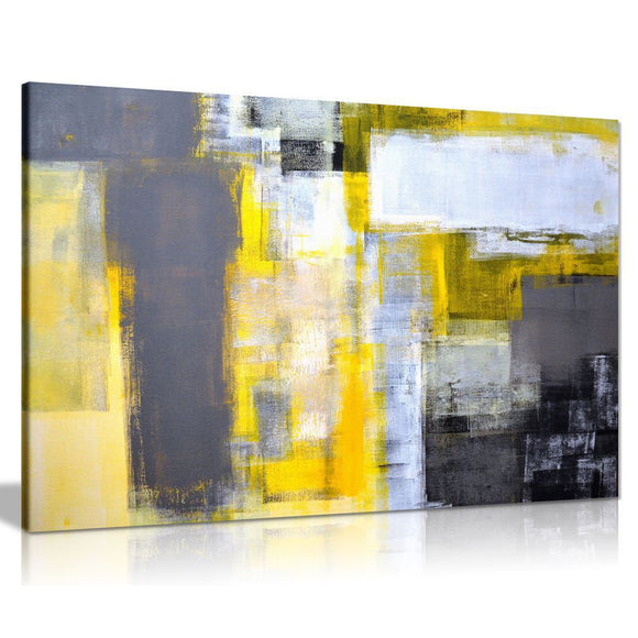 Abstract,Yellow,Paintings,Canvas,Print,Pictures,Officce,Unframed