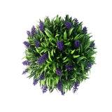 Artificial,Lavender,Topiary,Flower,Hanging,Basket,Plant,Garden,Decor