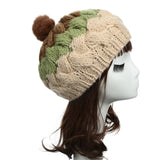 Women,Female,Knitted,Rabbit,Beanie,Adjustable,Elastic,Beret