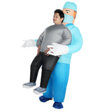 Halloween,Doctor,Holding,People,Inflatable,Clothing,Stage,Performance,Inflatable,Clothing,Devil,Funny,Walking,Clothing