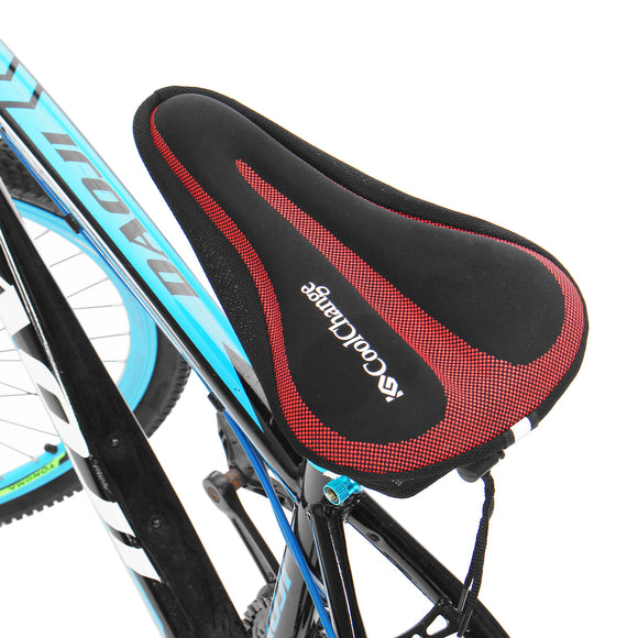 CoolChange,Breathable,Saddle,Cushion,Cover,Shookproof,Silicone,Bicycle,Bikes