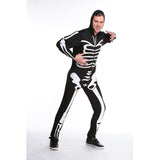 Uniforms,Halloween,Party,Skeleton,Conjoined,Clothing,Women,Couples,Skull,Suits