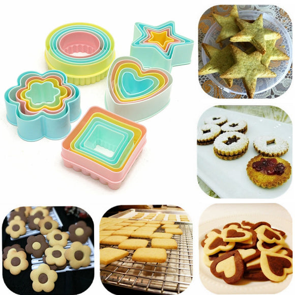 Plastic,Cookie,Cutter,Baking,Biscuit,Fondant,Sugarcraft,Decorating