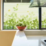 Green,Frosted,Opaque,Glass,Window,Privacy,Glass,Stickers,Decor
