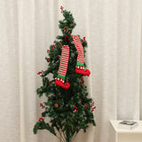 Christmas,Table,Cover,Dinner,Chair,Cover,Santa,Claus,Boots,Chair,Slipcover,Office,Furniture,Decorations,Ornament
