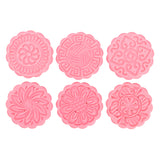 Round,Mooncake,Baking,Mould,Stamps,Fower,Baking,Tools,Decor