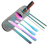 Portable,Steel,Tableware,Dinnerware,Travel,Cutlery